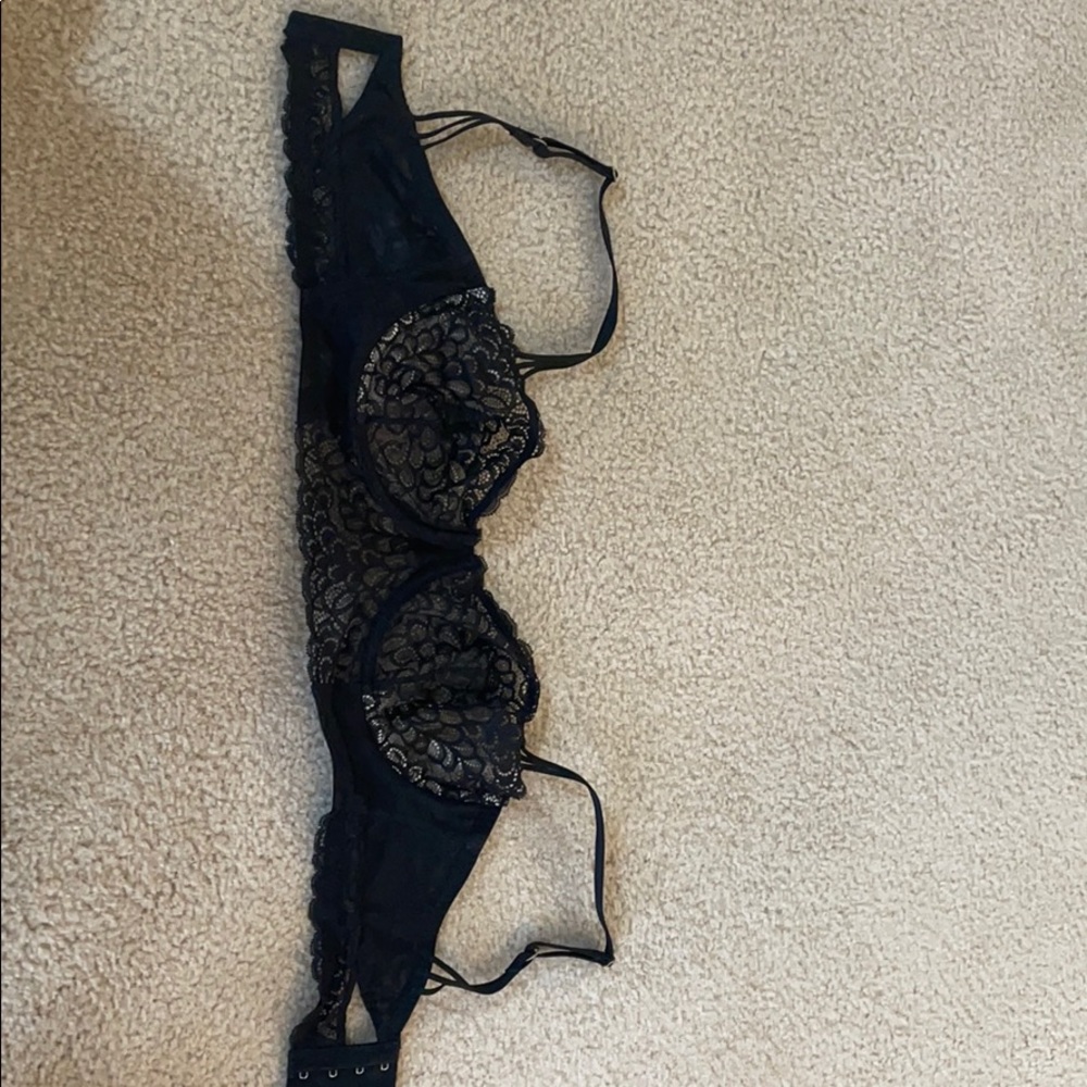 True & Co 34D unlined lace bra